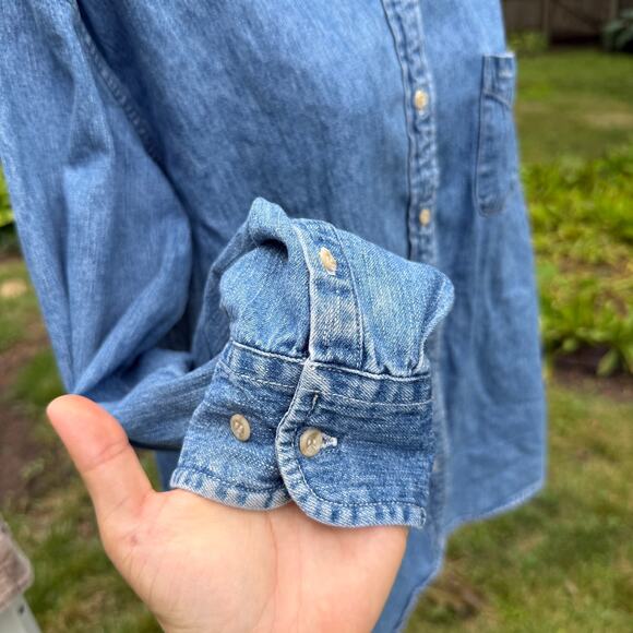 Sonoma | Large Denim Women’s Button Up - Picture 5 of 8